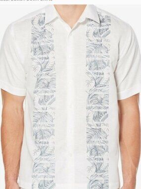 CUBAVERA MEN'S TROPICAL SHIRT- XXL